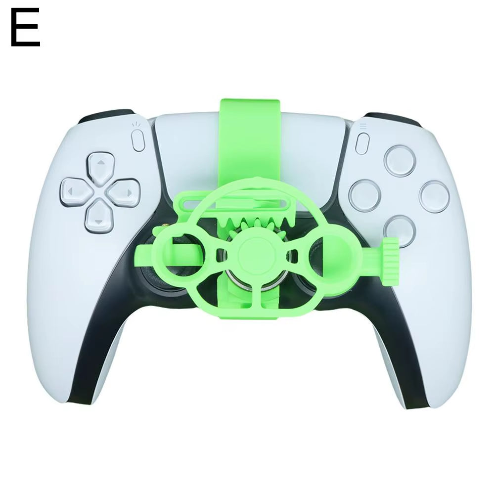 For Enhanced Gaming Racing Wheel Colorful 3D Printed Mini Steering Wheel for Ps5 Controller Simulates Car Steering Wheel