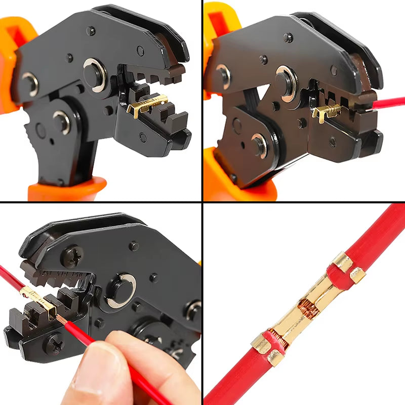 50/100 Set U-Shaped Electrical Wire Connectors Crimp Terminals for Fast Wiring Connection 0.5-1.5Mm² and Heat Shrink Tube Kit