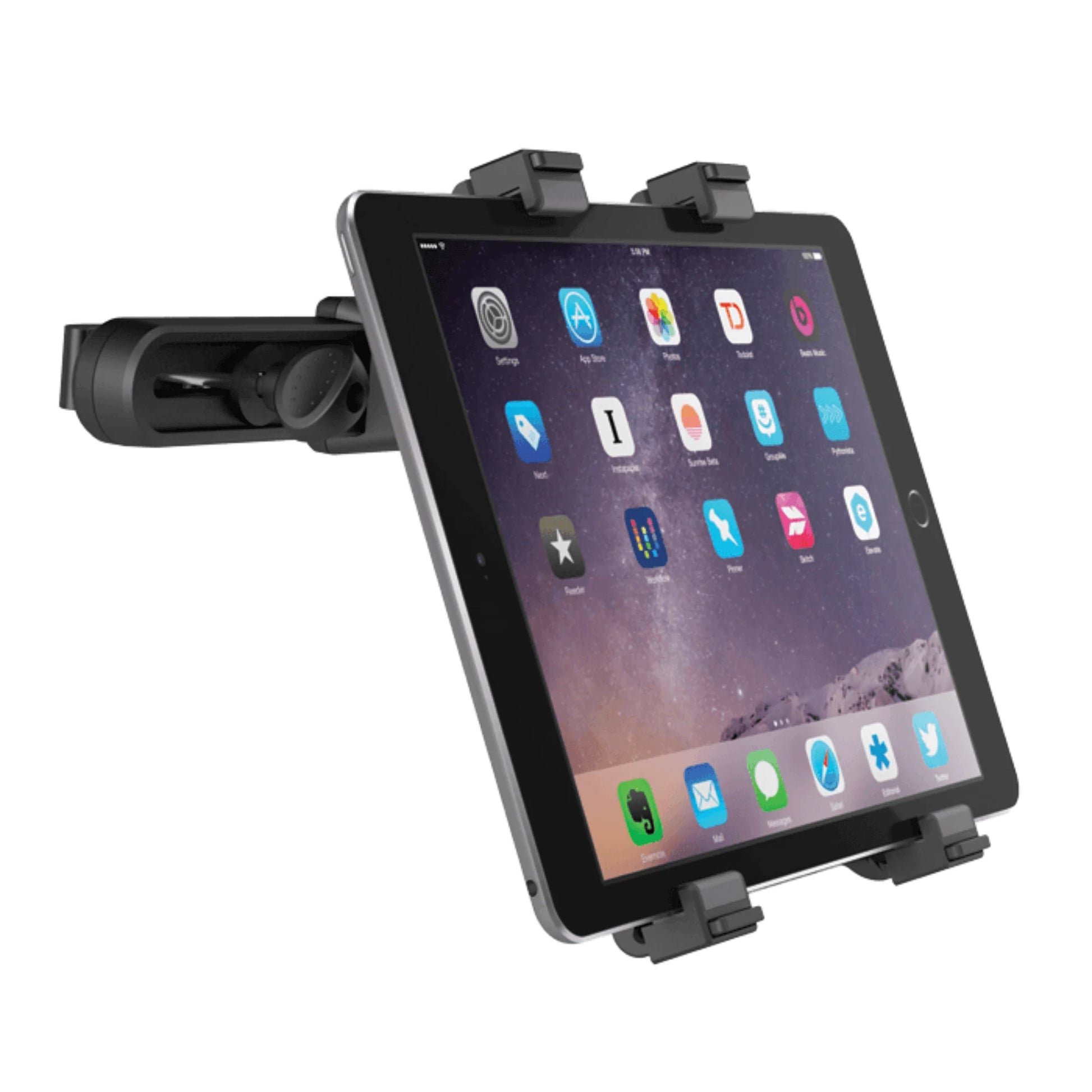 Cygnett Cargo II Backseat Headrest Adjustable Car Tablet Mount with Tilt Angle