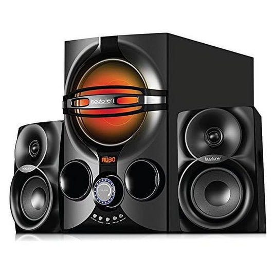 BT-324F, 2.1 Bluetooth Powerful Home Theater Speaker Systems, with FM Radio, SD USB Ports, Digital Play Back, 40