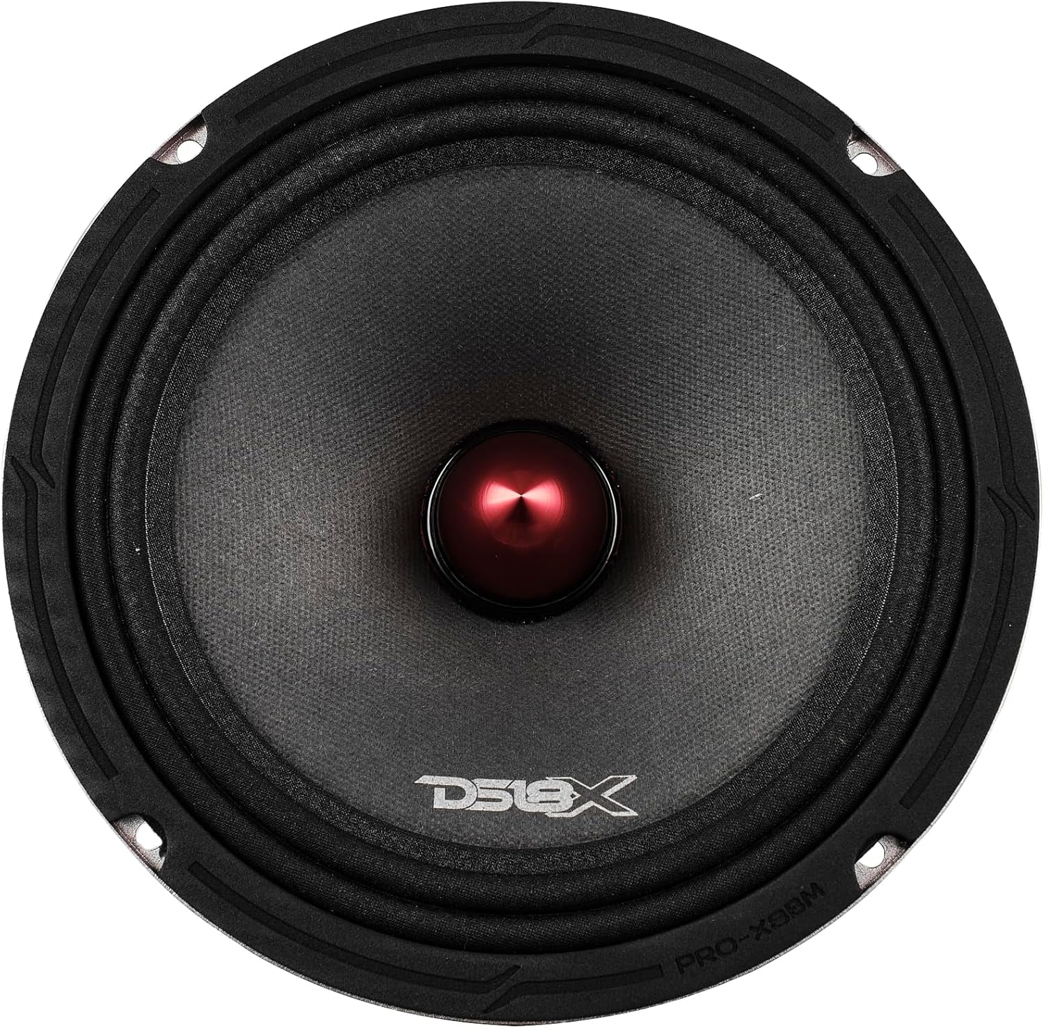 PRO-X8BM Loudspeaker - 8", Midrange, Red Aluminum Bullet, 550W Max, 275W RMS, 8 Ohms - Premium Quality Audio Door Speakers for Car or Truck Stereo Sound System (1 Speaker)
