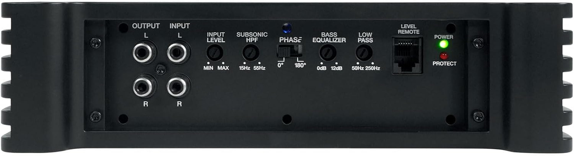 DBM13 3000W Peak/750W RMS Mono Amplifier for Boat Subwoofers, 2 Ohm, Weather-Resistant, Bass Remote, High-Performance Audio