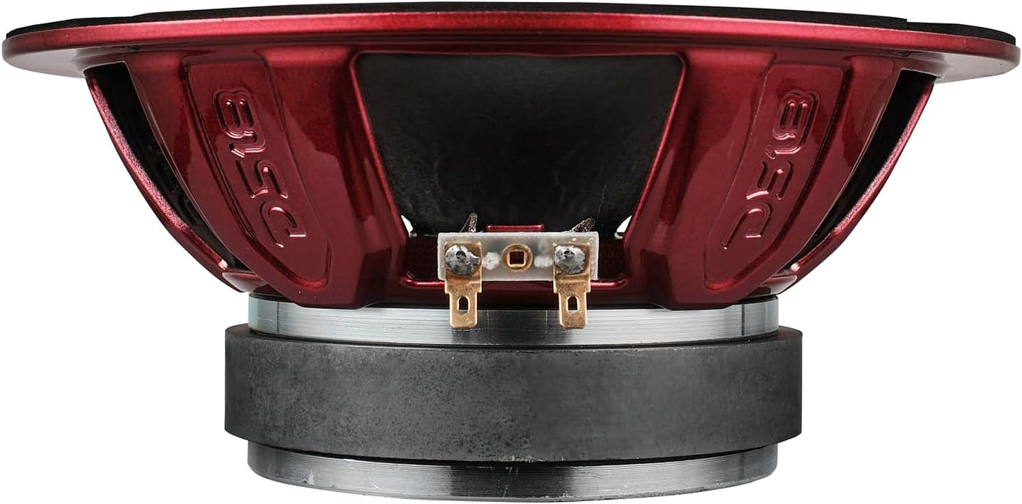 PRO-X8BM Loudspeaker - 8", Midrange, Red Aluminum Bullet, 550W Max, 275W RMS, 8 Ohms - Premium Quality Audio Door Speakers for Car or Truck Stereo Sound System (1 Speaker)