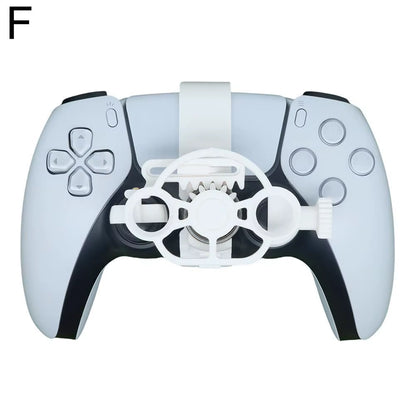 For Enhanced Gaming Racing Wheel Colorful 3D Printed Mini Steering Wheel for Ps5 Controller Simulates Car Steering Wheel