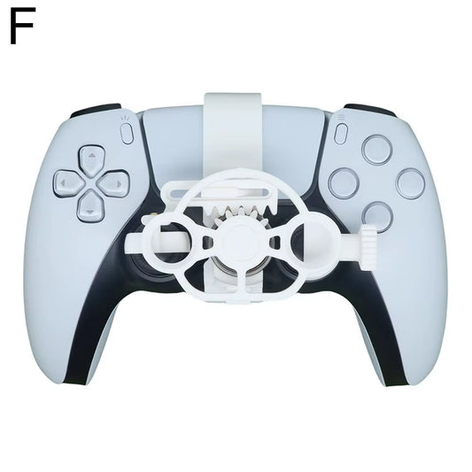 For Enhanced Gaming Racing Wheel Colorful 3D Printed Mini Steering Wheel for Ps5 Controller Simulates Car Steering Wheel
