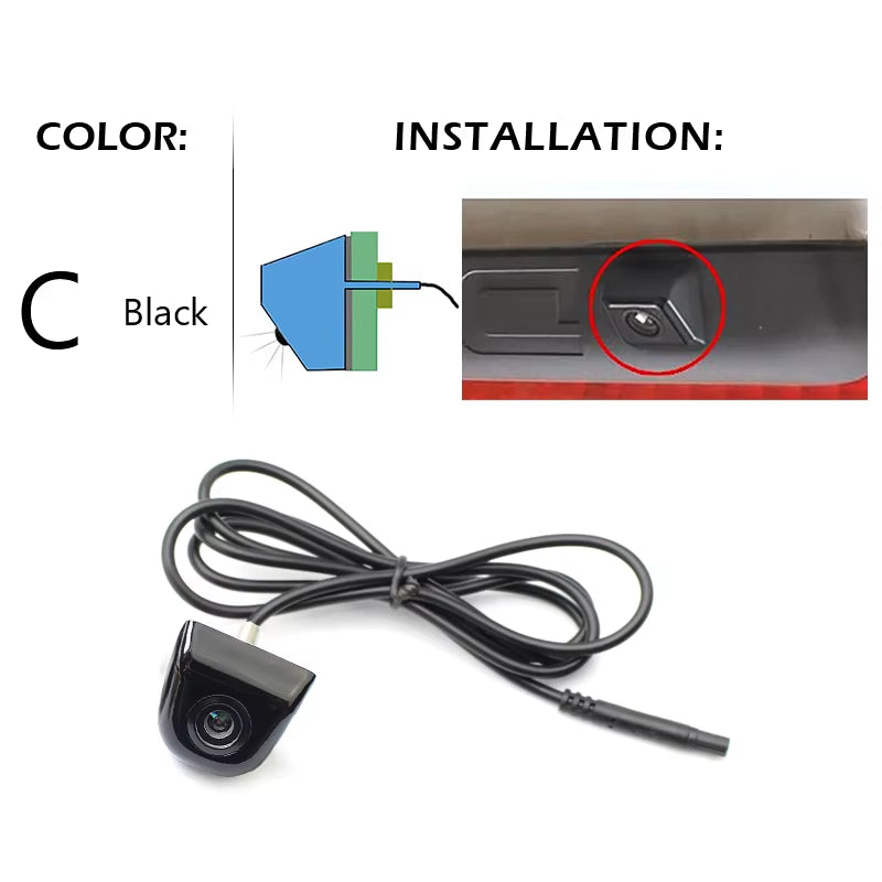Vehicle Rear View Camera Metal Body Car Reverse Camera Auto Parking Backup Camera