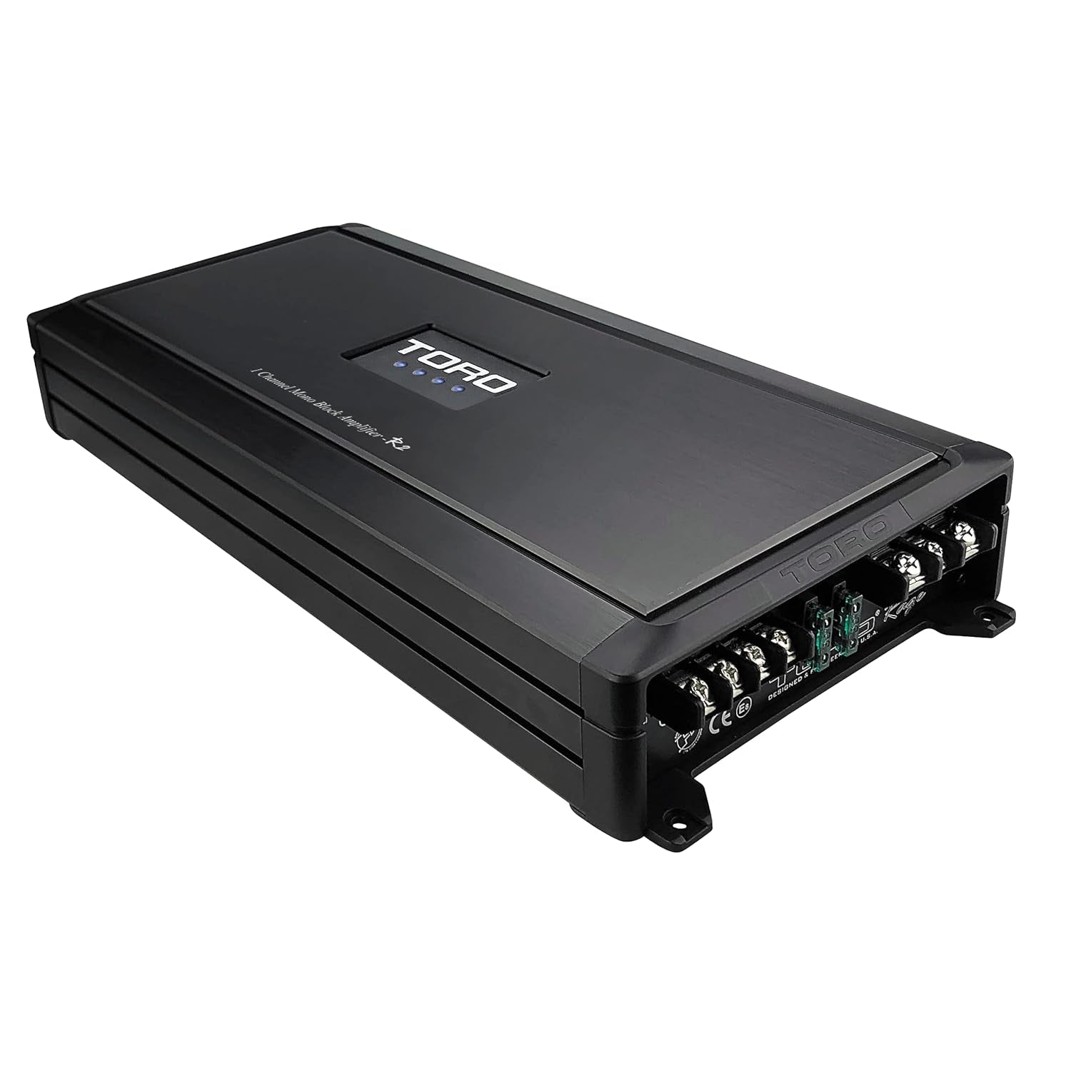 – R2, 1000 Watts MAX – 320 Watts RMS 2Ω Stable Monoblock Car Amplifier, Sound Quality Class A/B Design, Built-In Auto Sensing Turn-On, Subwoofer Amplifier
