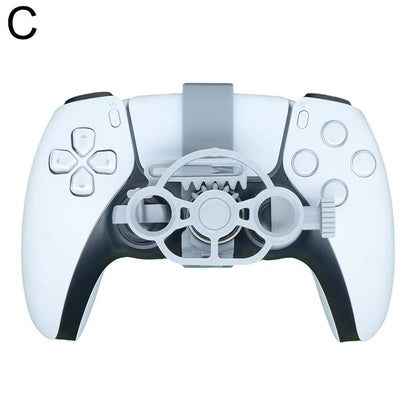 For Enhanced Gaming Racing Wheel Colorful 3D Printed Mini Steering Wheel for Ps5 Controller Simulates Car Steering Wheel