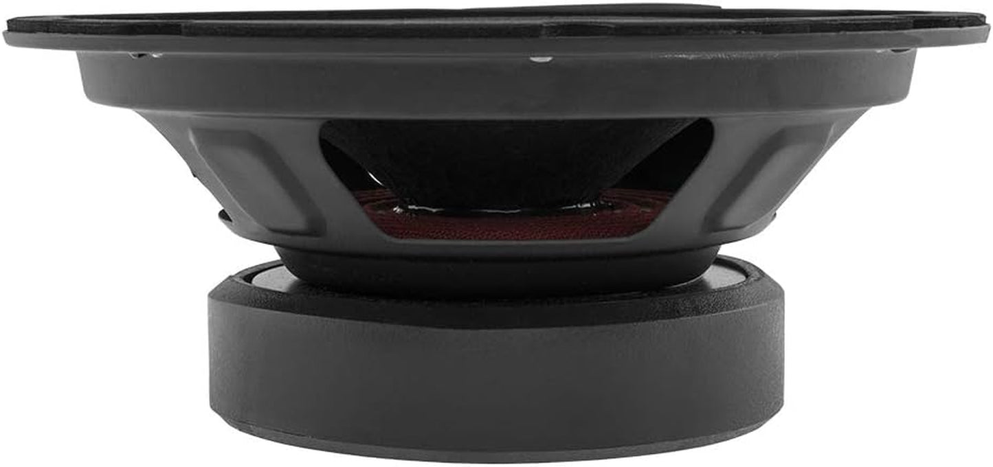 PRO-GM8B Loudspeaker - 8", Midrange, Red Aluminum Bullet, 580W Max, 190W RMS, 8 Ohms - Premium Quality Audio Door Speakers for Car or Truck Stereo Sound System (1 Speaker)