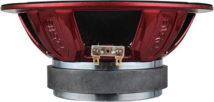 PRO-X8.4BM Loudspeaker - 8", Midrange, Red Aluminum Bullet, 550W Max, 275W RMS, 4 Ohms - Premium Quality Audio Door Speakers for Car or Truck Stereo Sound System (1 Speaker)