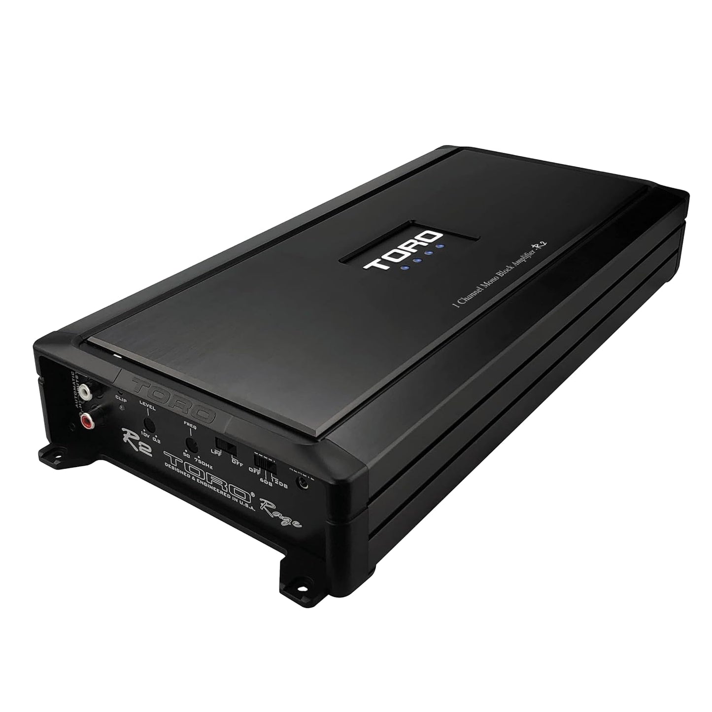 – R2, 1000 Watts MAX – 320 Watts RMS 2Ω Stable Monoblock Car Amplifier, Sound Quality Class A/B Design, Built-In Auto Sensing Turn-On, Subwoofer Amplifier