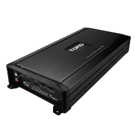 – R2, 1000 Watts MAX – 320 Watts RMS 2Ω Stable Monoblock Car Amplifier, Sound Quality Class A/B Design, Built-In Auto Sensing Turn-On, Subwoofer Amplifier