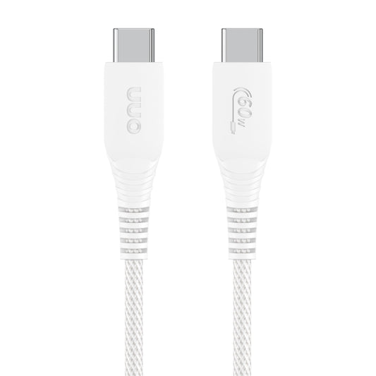 3Ft USB-C to USB-C Braided Charging Cable, USB-IF Certified, White - Compatible with Iphone 16 Series, Iphone 15 Series, Samsung Galaxy, Note, Pixel Devices Ipad Pro, & More